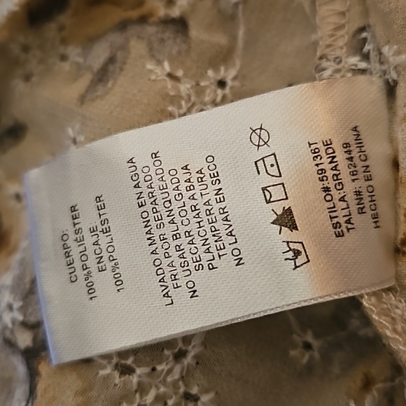 MILK & HONEY Floral Eyelet Corset Cropped Coquette Castlecore Top - Picture 10 of 12